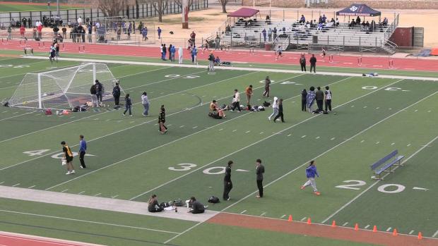 Open Girls 300 Hurdles Finals Section 1