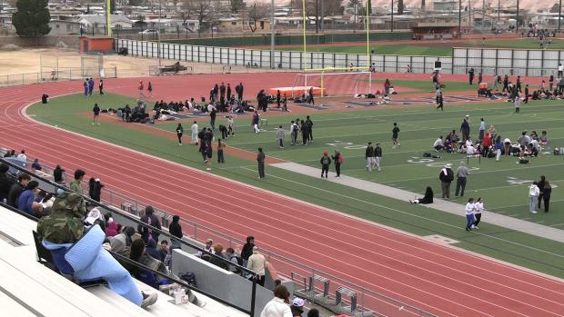 Freshman Girls 200 Finals Section 1