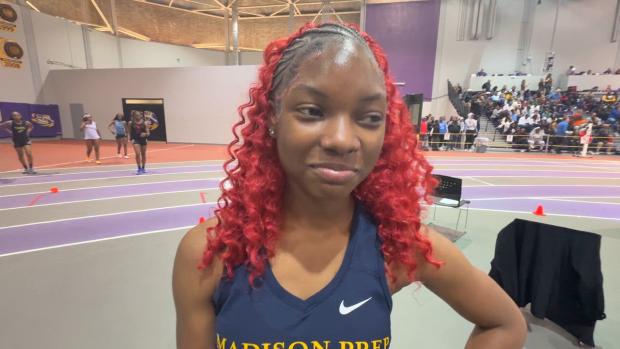 Madison Prep’s Makayla Miller on Prelims in 60h and 60m