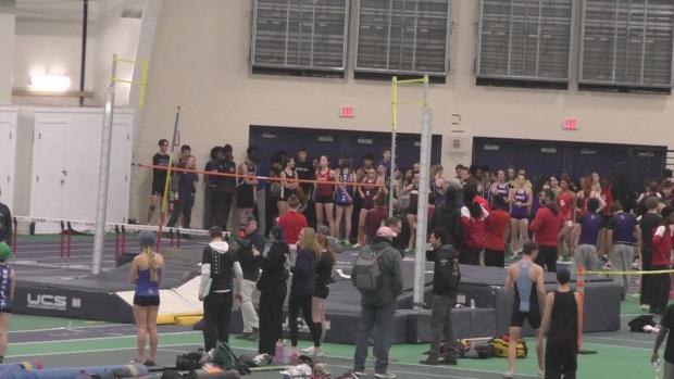 JV Girls 55 Hurdles Prelims Heat 1