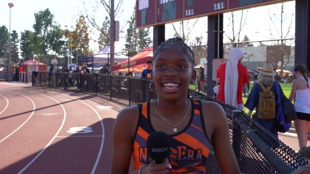 Laila Kirk Breaks 600m Meet Record as a Freshman