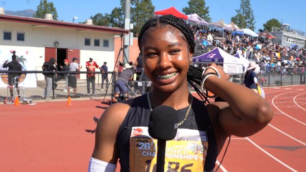 Maliyah Collins After Securing the 60m and 150m Double