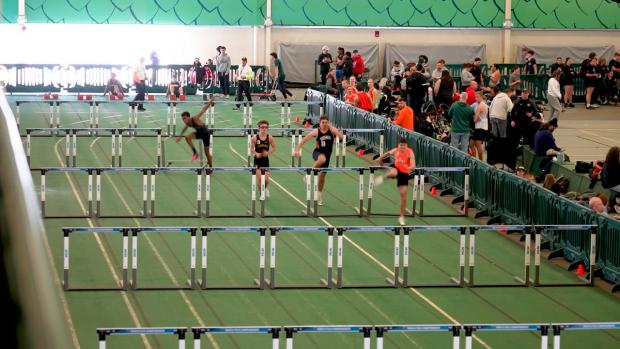 Boys 60 Hurdles Prelims Heat 3