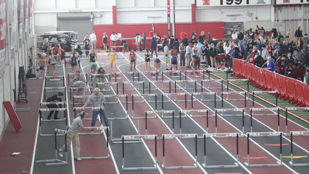 Girls 60 Hurdles Finals Section 1