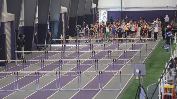 Boys 60 Hurdles Prelims Heat 1