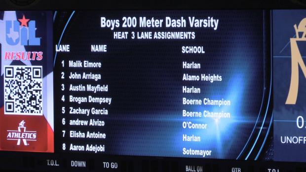 Boys 200 Finals Section 3