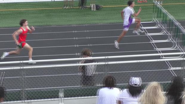 Boys 110 Hurdles Finals Section 1