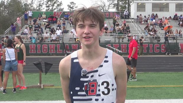 Braden Greenaway Takes Second In 800m