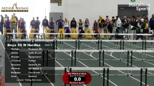 Division 2 Boys 55 Hurdles Prelims Heat 2