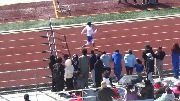 Boys 110 Hurdles Heat 1