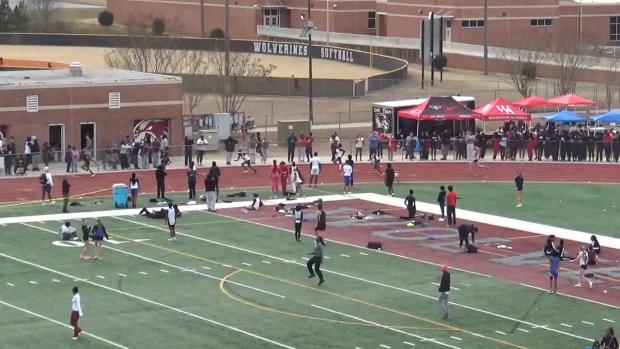Girls 4x100 Heat 2