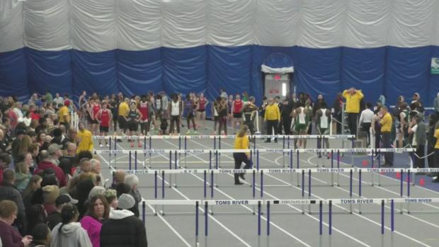 Group 3 Boys 55 Hurdles Prelims Heat 1 - NJSIAA Sectionals