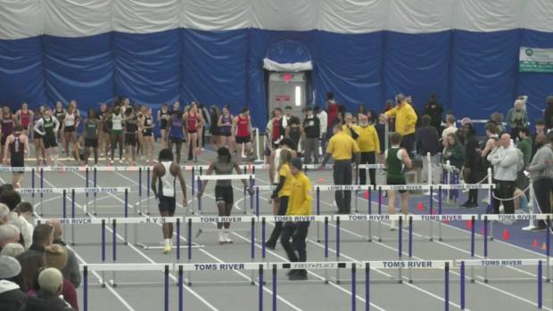 Group 3 Boys 55 Hurdles Prelims Heat 3 - NJSIAA Sectionals