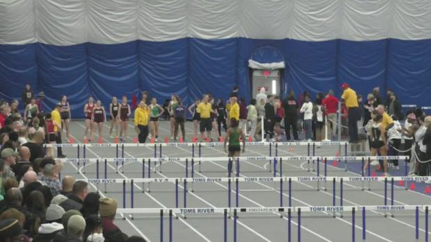 Group 3 Girls 55 Hurdles Prelims Heat 2 - NJSIAA Sectionals