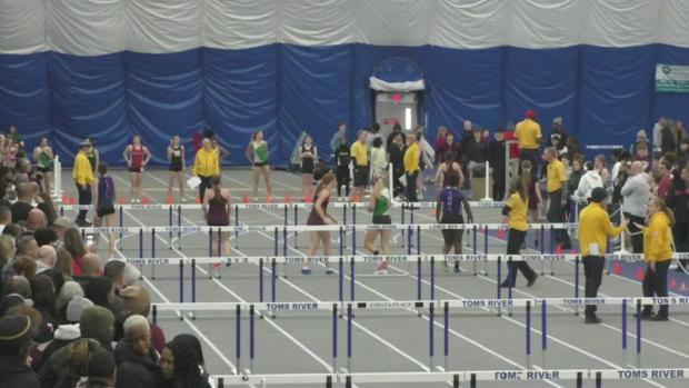 Group 3 Girls 55 Hurdles Prelims Heat 3 - NJSIAA Sectionals