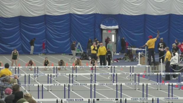 Group 3 Girls 55 Hurdles Prelims Heat 4 - NJSIAA Sectionals
