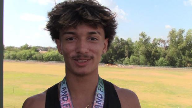 Mariner's Angel Cruz after 3200 Win