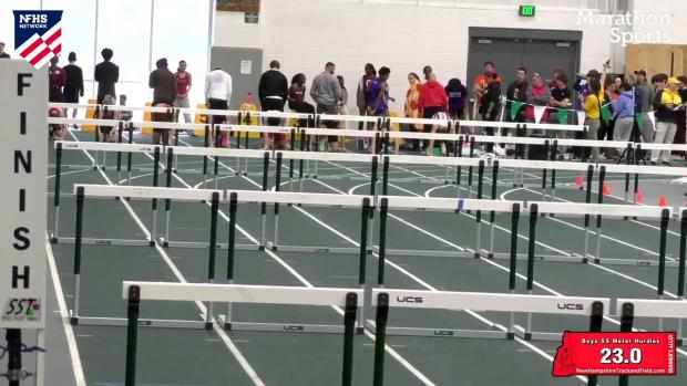 Division 1 Boys 55 Hurdles Finals Section 1