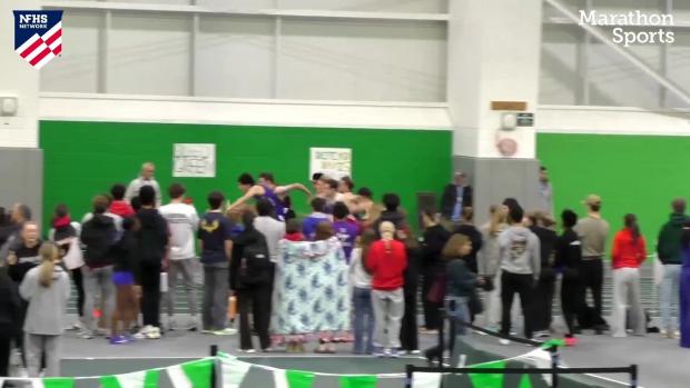 Division 1 Boys 55 Hurdles Prelims Heat 2