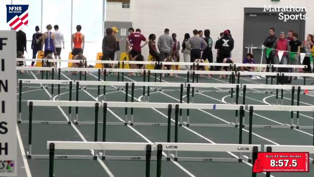 Division 1 Girls 55 Hurdles Finals Section 1