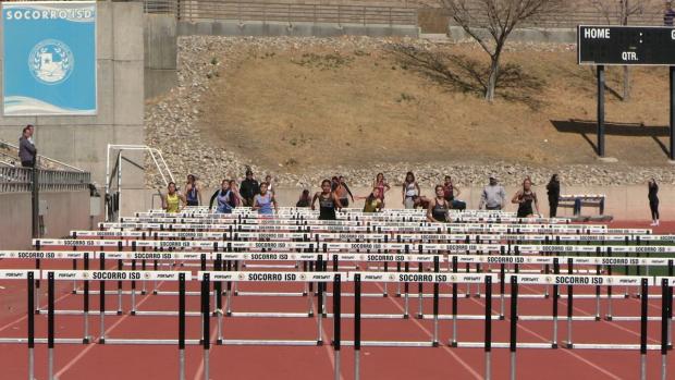 Freshman Girls 100 Hurdles Finals Section 1