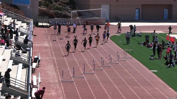 Freshman Boys 300 Hurdles Finals Section 1