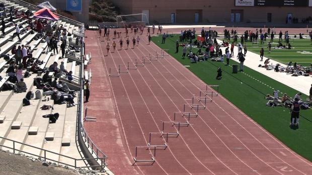 Freshman Girls 300 Hurdles Finals Section 1