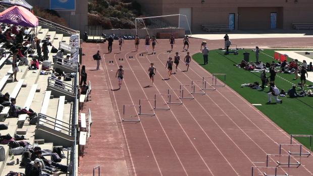 Open Boys 300 Hurdles Finals Section 1