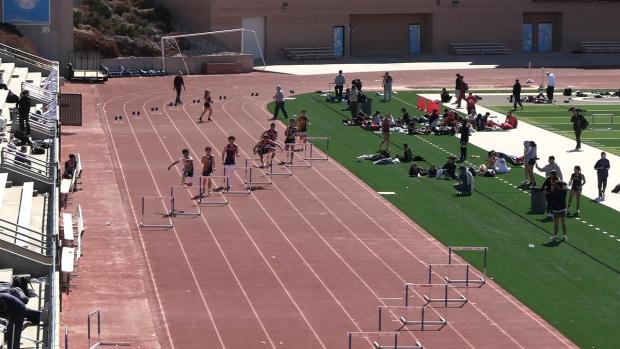 Varsity Boys 300 Hurdles Finals Section 1