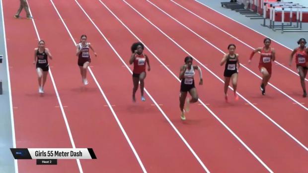 Division 2 Girls 55 Prelims Heat 2