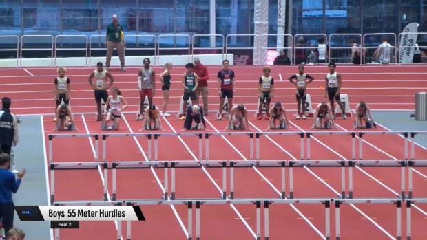 Division 2 Girls 55 Hurdles Finals Section 1
