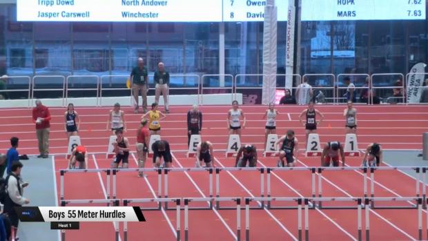 Division 2 Boys 55 Hurdles Finals Section 1