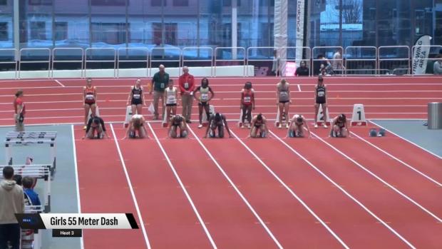 Division 2 Girls 55 Prelims Heat 3