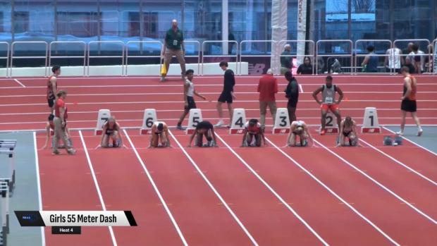 Division 2 Girls 55 Prelims Heat 4