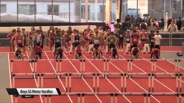 Division 3 Boys 55 Hurdles Prelims Heat 2