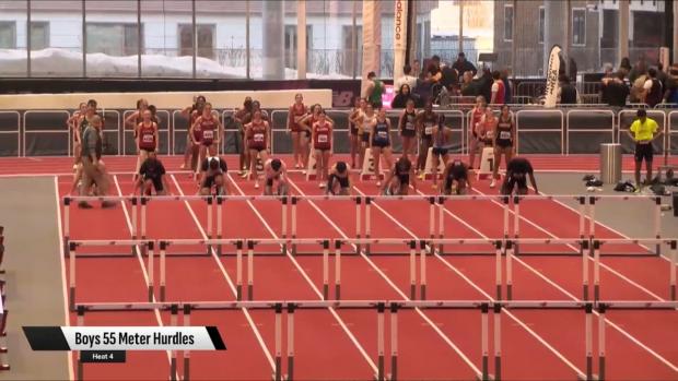 Division 3 Boys 55 Hurdles Prelims Heat 4