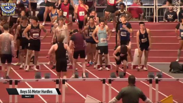 Division 4 Boys 55 Hurdles Prelims Heat 2