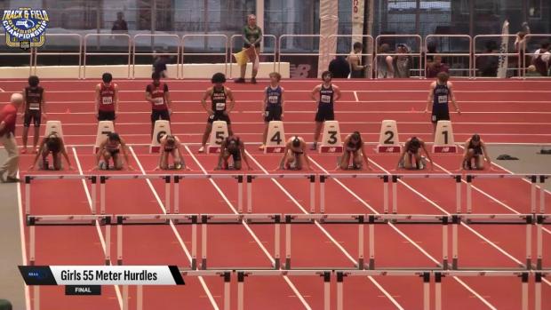 Division 4 Girls 55 Hurdles Finals Section 1