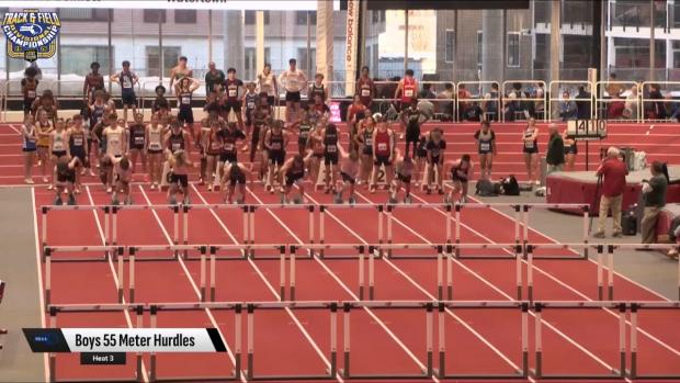 Division 4 Boys 55 Hurdles Prelims Heat 3
