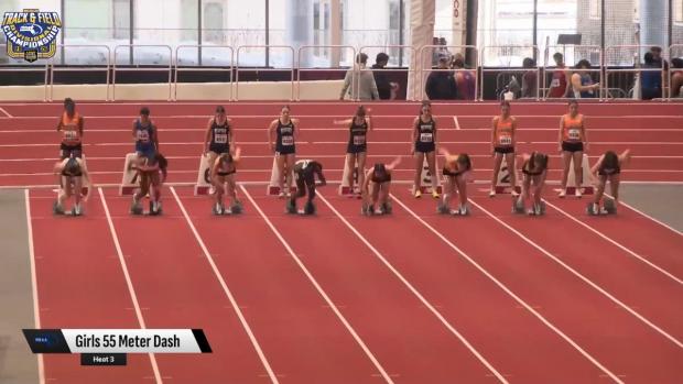 Division 1 Girls 55 Prelims Heat 3