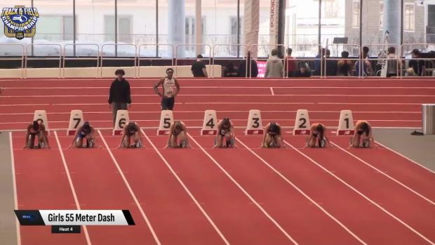 Division 1 Girls 55 Prelims Heat 4