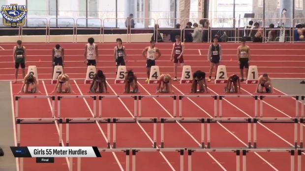 Division 1 Girls 55 Hurdles Finals Section 1