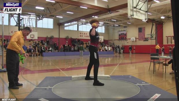 Group 2 Boys Shot Put Competition - NJSIAA Sectionals