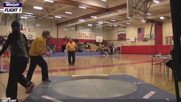 Group 4 Girls Shot Put Competition - NJSIAA Sectionals