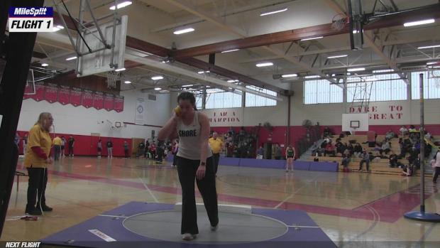Group 1 Girls Shot Put Competition - NJSIAA Sectionals