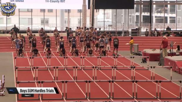 Division 5 Boys 55 Hurdles Prelims Heat 2