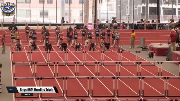 Division 5 Boys 55 Hurdles Prelims Heat 4