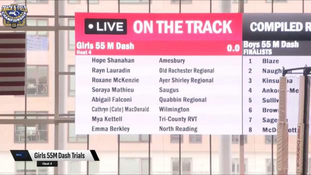 Division 5 Girls 55 Prelims Heat 4