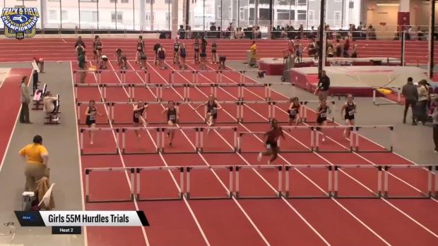 Division 5 Girls 55 Hurdles Prelims Heat 2