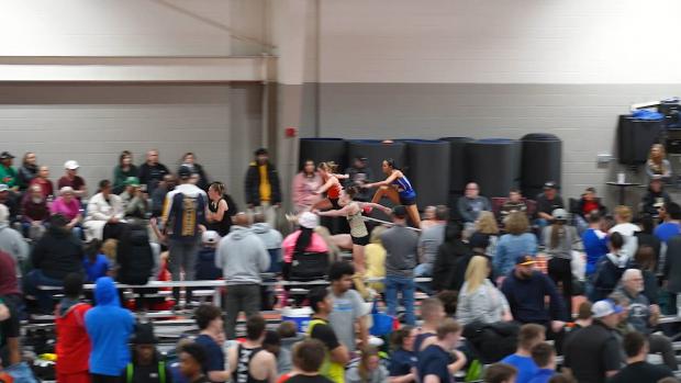 Girls 60 Hurdles Prelims Heat 2